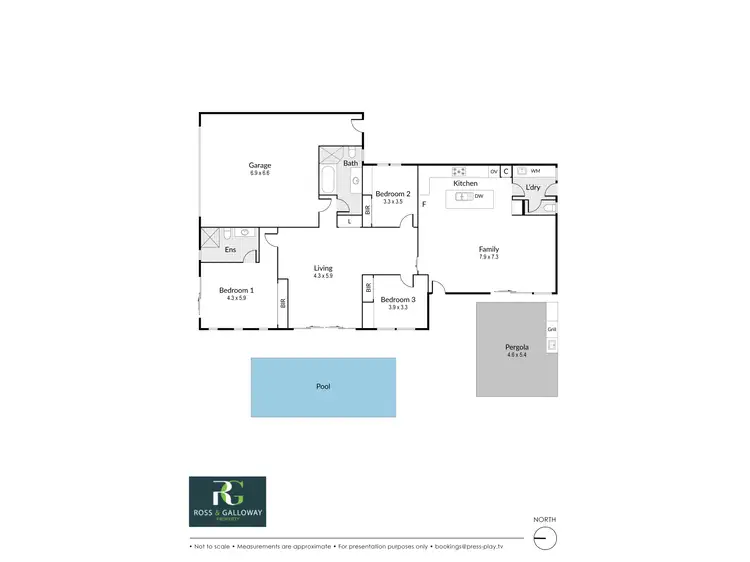 Floorplan of Homely house listing, 1 Arney Place, Melville WA 6156
