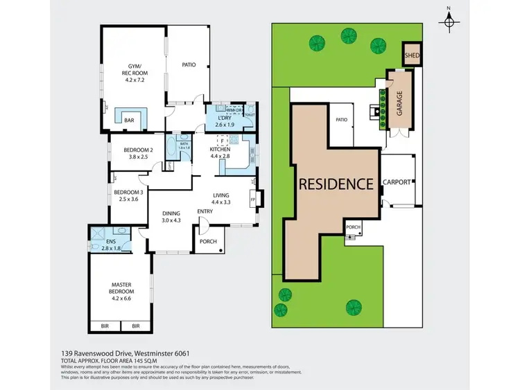 Floorplan of Homely house listing, 139 Ravenswood Drive, Westminster WA 6061