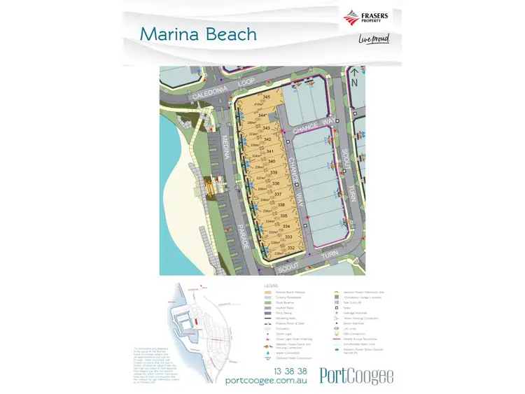 Floorplan of Homely land listing, Lot 335, Marina Beach, North Coogee WA 6163