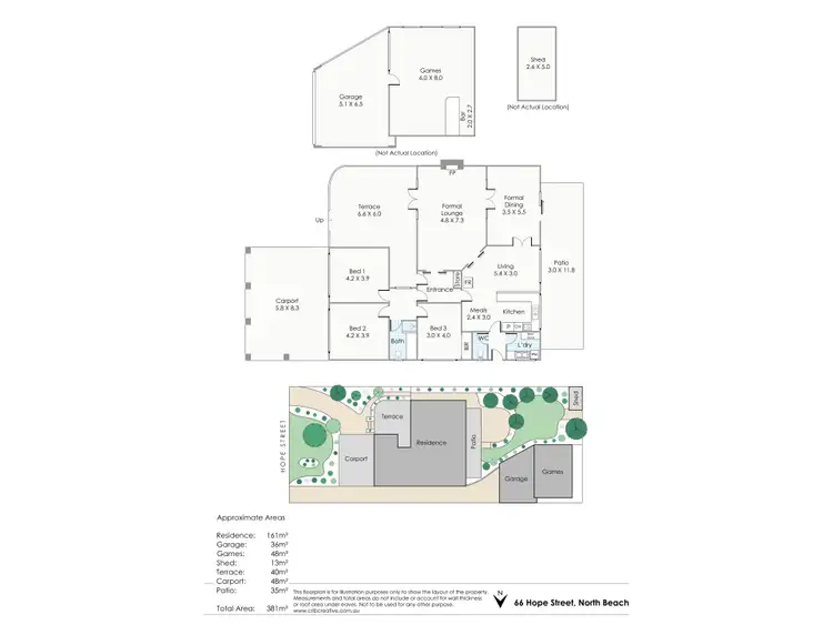 Floorplan of Homely house listing, 66 Hope Street, North Beach WA 6020