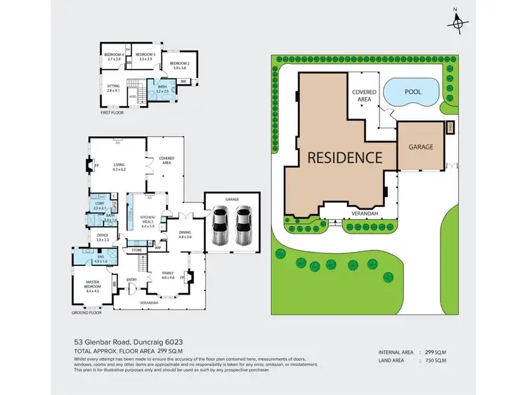 Floorplan of Homely house listing, 53 Glenbar Road, Duncraig WA 6023
