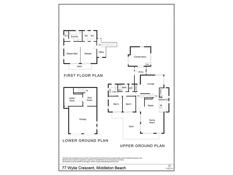 Floorplan of Homely house listing, 77 Wylie Crescent, Middleton Beach WA 6330