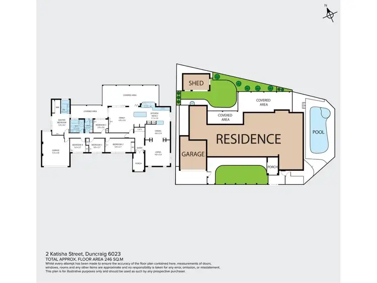 Floorplan of Homely house listing, 2 Katisha Street, Duncraig WA 6023