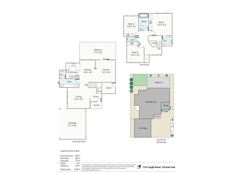 Floorplan of Homely house listing, 17A Cargill Street, Victoria Park WA 6100