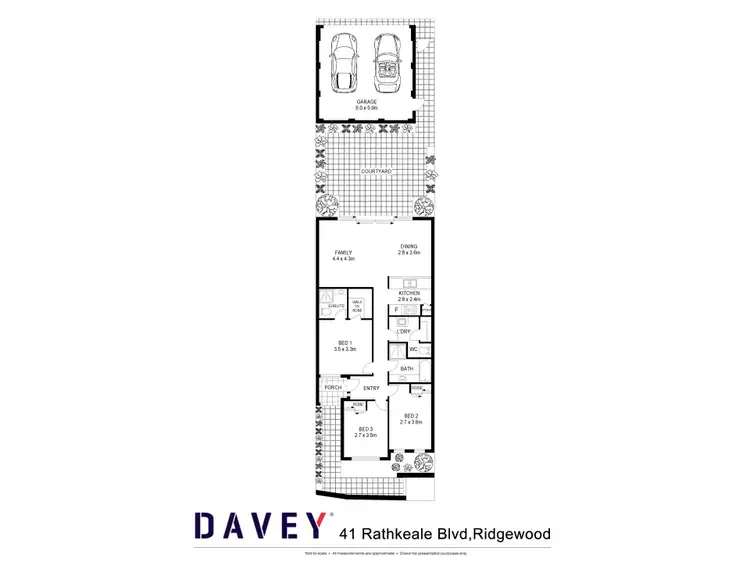 Floorplan of Homely house listing, 41 Rathkeale Boulevard, Ridgewood WA 6030