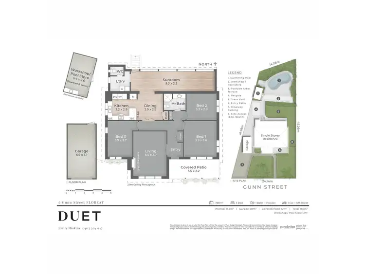 Floorplan of Homely house listing, 6 Gunn Street, Floreat WA 6014