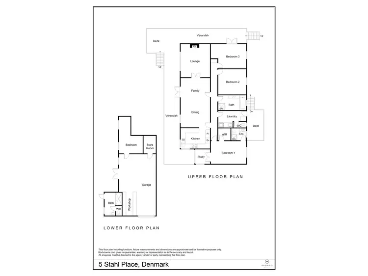 Floorplan of Homely house listing, 5 Stahl Place, Denmark WA 6333