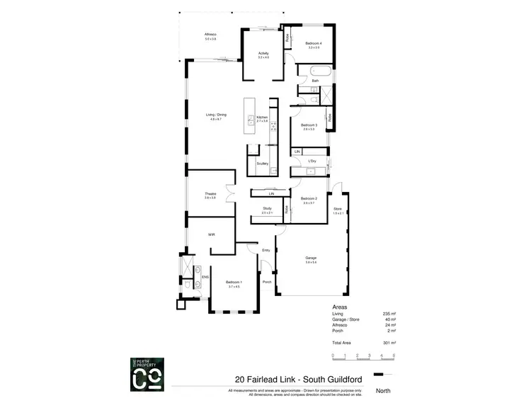 Floorplan of Homely house listing, 20 Fairlead Link, South Guildford WA 6055