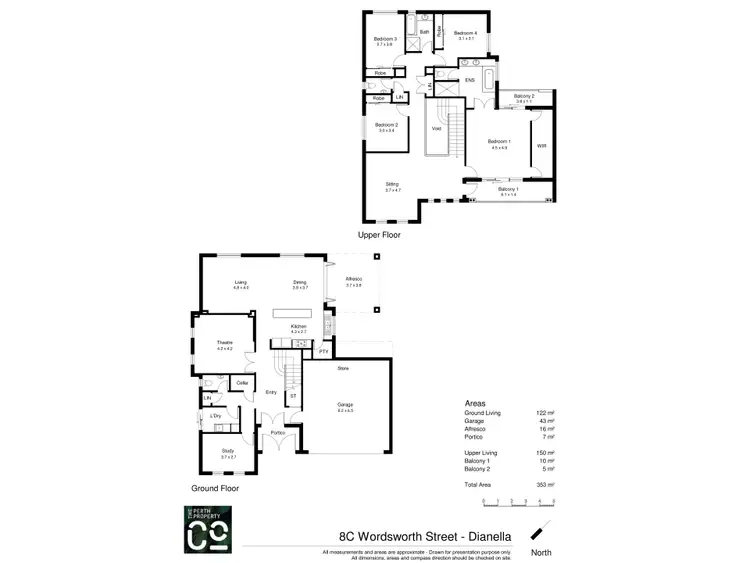Floorplan of Homely house listing, 8C Wordsworth Street, Dianella WA 6059