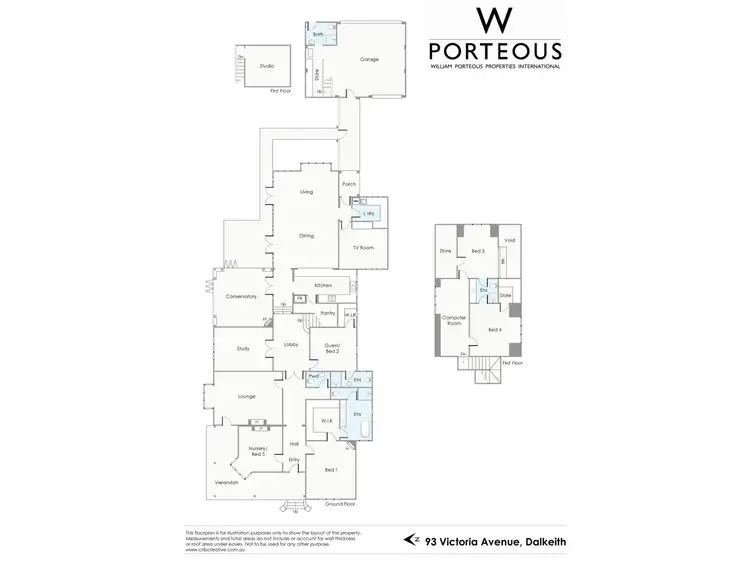 Floorplan of Homely house listing, 93 Victoria Avenue, Dalkeith WA 6009