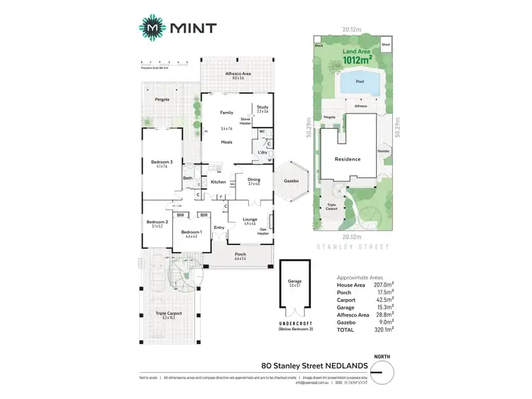 Floorplan of Homely house listing, 80 Stanley Street, Nedlands WA 6009