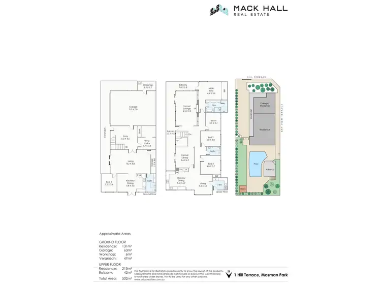 Floorplan of Homely house listing, 1 Hill Terrace, Mosman Park WA 6012
