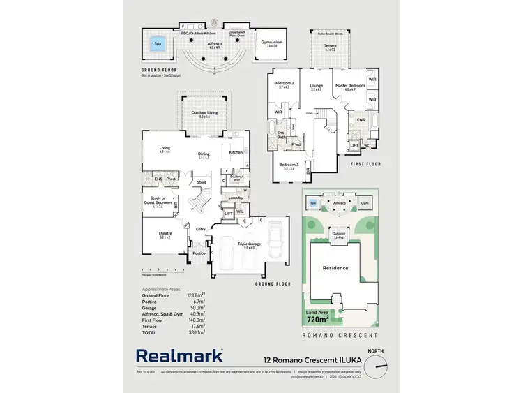 Floorplan of Homely house listing, 12 Romano Crescent, Iluka WA 6028