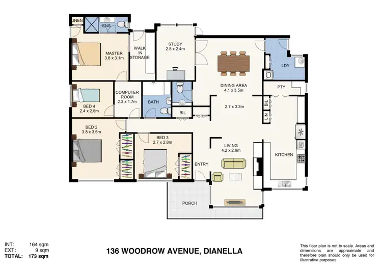 Floorplan of Homely house listing, 136 Woodrow Avenue, Dianella WA 6059