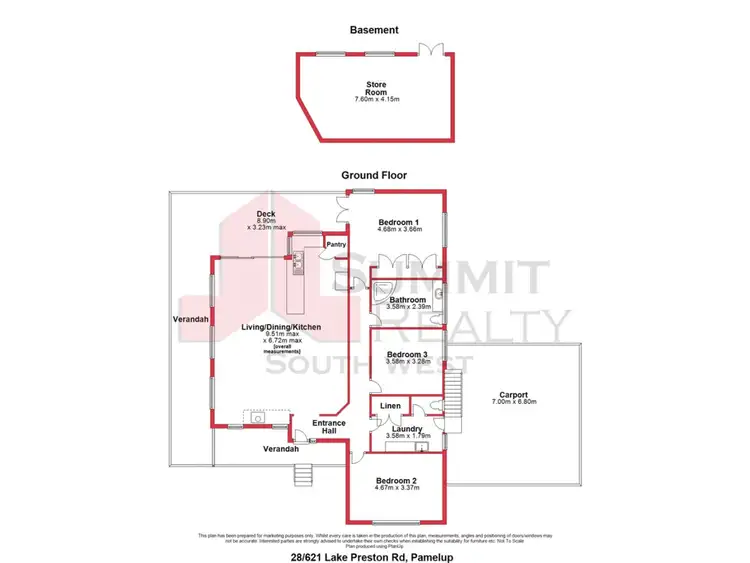 Floorplan of Homely house listing, 28/621 Lake Preston Road, Myalup WA 6220
