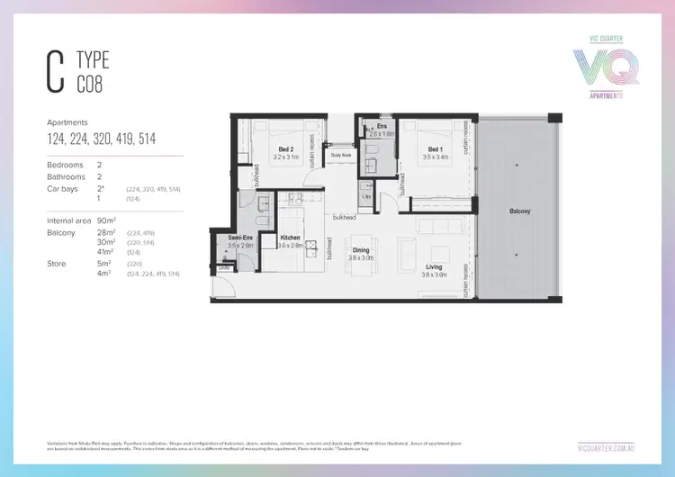 Floorplan of Homely apartment listing, 419/660 Albany Highway, Victoria Park WA 6100