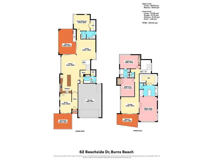 Floorplan of Homely house listing, 62 Beachside Drive, Burns Beach WA 6028