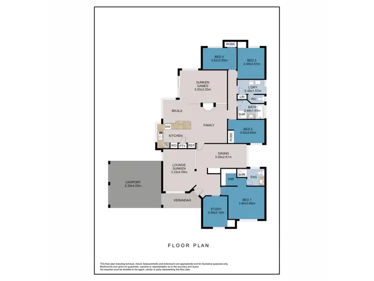 Floorplan of Homely house listing, 11 Argyll Close, Camillo WA 6111