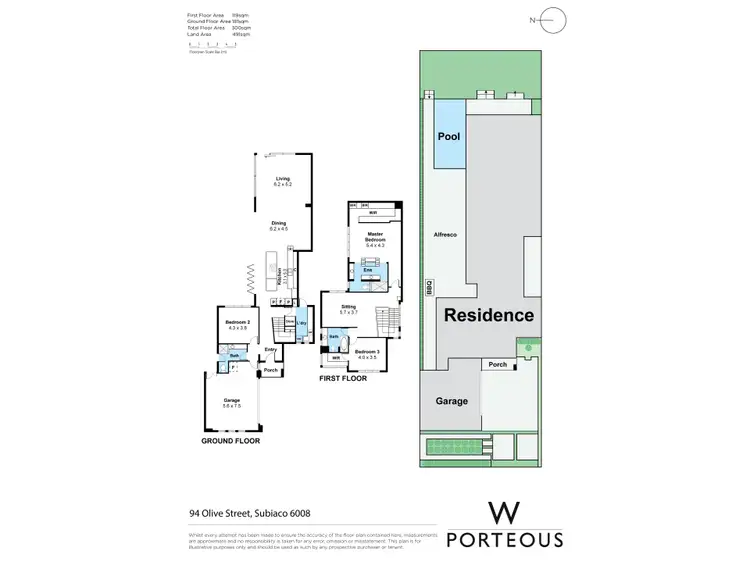 Floorplan of Homely house listing, 94 Olive Street, Subiaco WA 6008