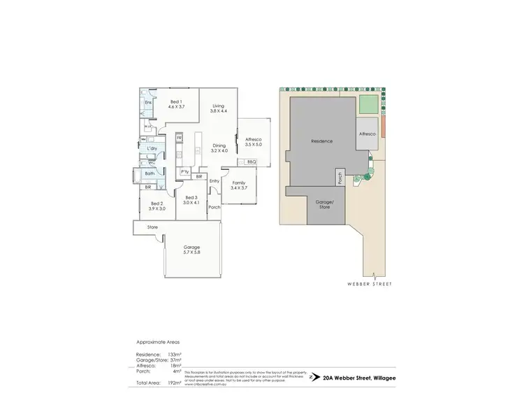 Floorplan of Homely house listing, 20A Webber Street, Willagee WA 6156