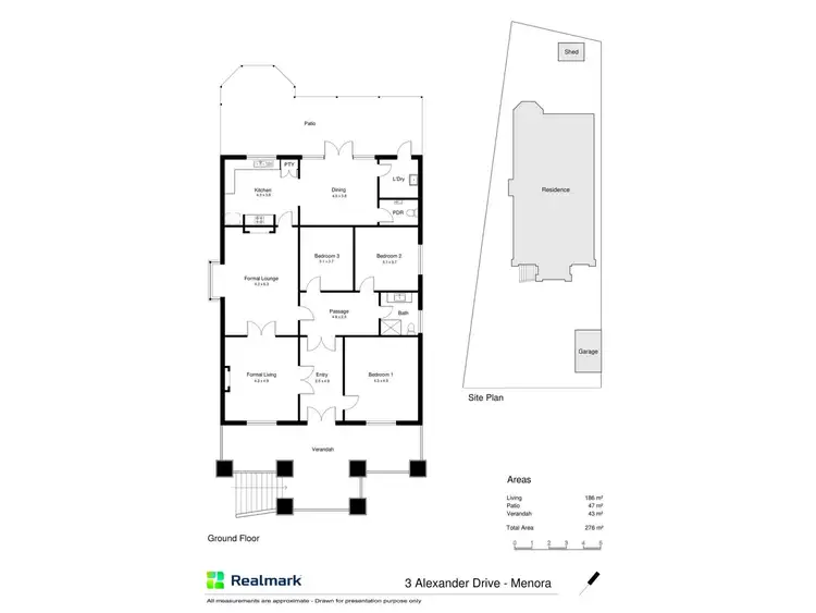 Floorplan of Homely house listing, 3 Alexander Drive, Menora WA 6050