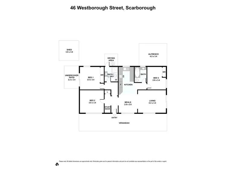 Floorplan of Homely house listing, 46 Westborough Street, Scarborough WA 6019