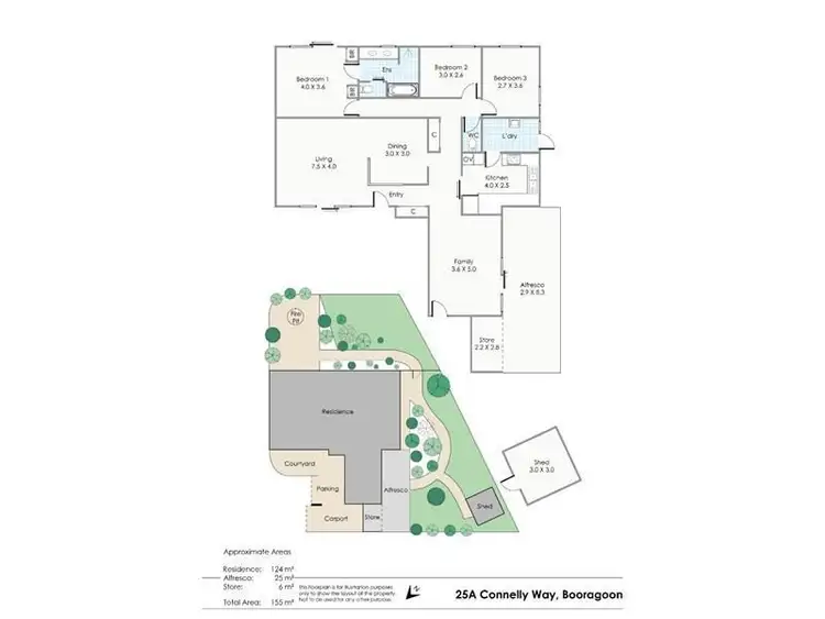 Floorplan of Homely house listing, 25 Connelly Way, Booragoon WA 6154