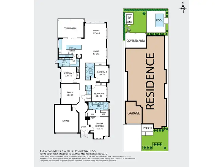 Floorplan of Homely house listing, 15 Barcoo Mews, South Guildford WA 6055