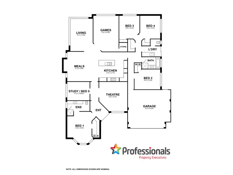 Floorplan of Homely house listing, 3 Lyon Road, Atwell WA 6164