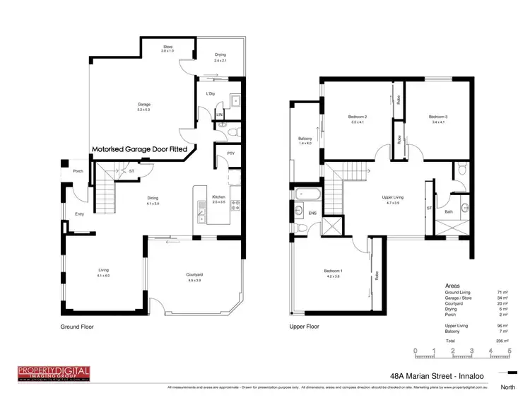 Floorplan of Homely townhouse listing, 48A Marian Street, Innaloo WA 6018