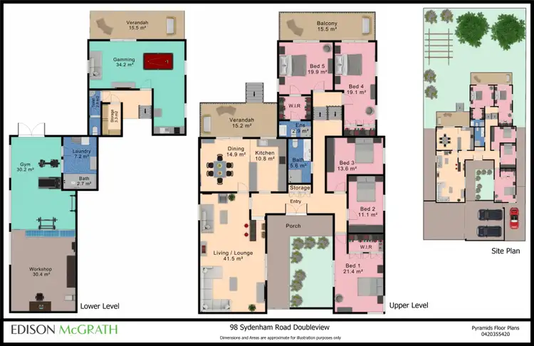 Floorplan of Homely house listing, 98 Sydenham Road, Doubleview WA 6018