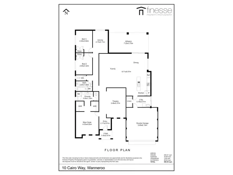 Floorplan of Homely house listing, 10 Cairo Way, Wanneroo WA 6065