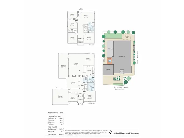 Floorplan of Homely house listing, 63 St Fillans Bend, (Regent Waters Estate), Wanneroo WA 6065