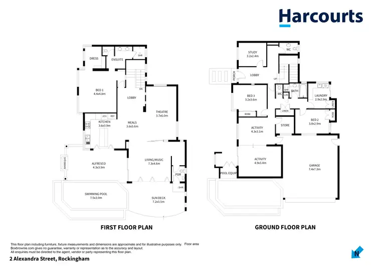Floorplan of Homely house listing, 2 Alexandra Street, Rockingham WA 6168