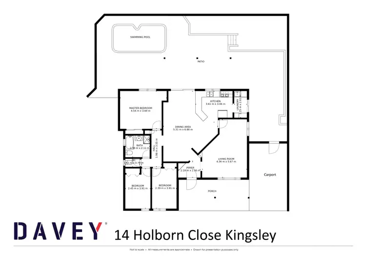 Floorplan of Homely house listing, 14 Holborn Close, Kingsley WA 6026