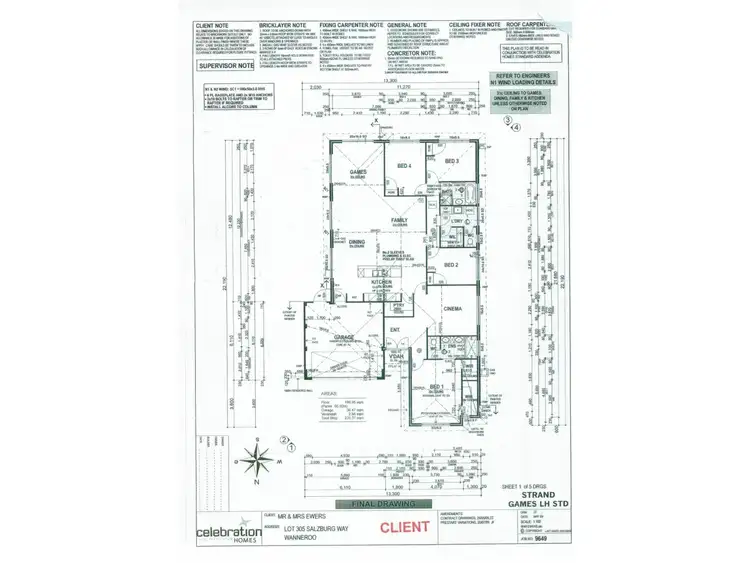 Floorplan of Homely house listing, 23 Salzburg Way, Wanneroo WA 6065
