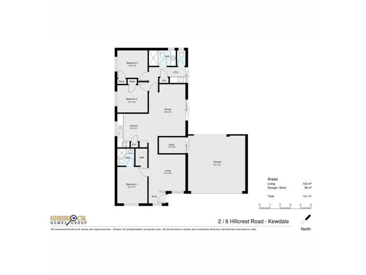 Floorplan of Homely townhouse listing, 2/6 Hillcrest Road, Kewdale WA 6105