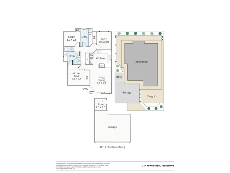 Floorplan of Homely house listing, 33A Powell Street, Joondanna WA 6060