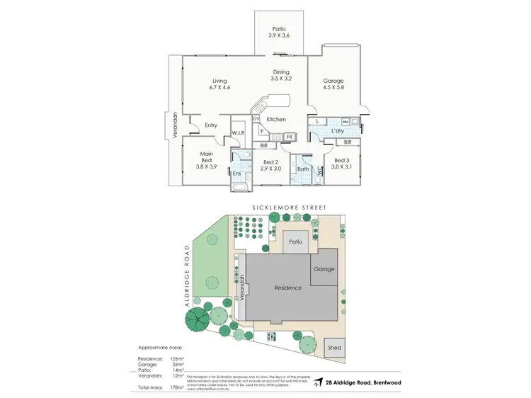 Floorplan of Homely house listing, 28 Aldridge Road, Brentwood WA 6153