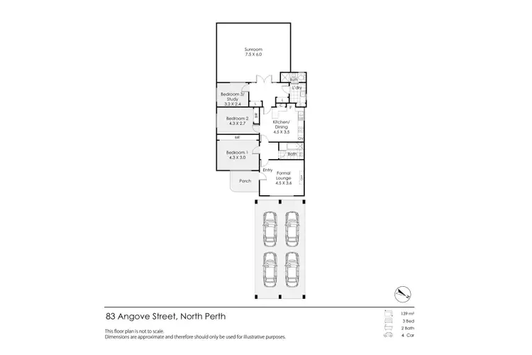Floorplan of Homely house listing, 83 Angove Street, North Perth WA 6006