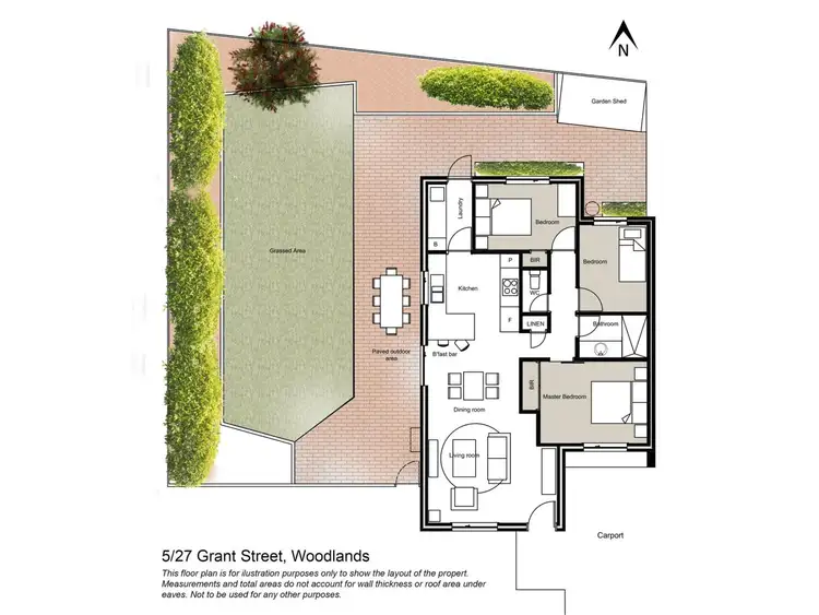Floorplan of Homely villa listing, 5/27 Grant Street, Woodlands WA 6018