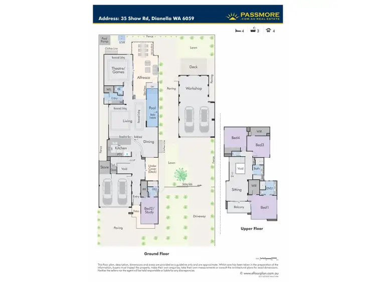 Floorplan of Homely house listing, 35 SHAW ROAD, Dianella WA 6059
