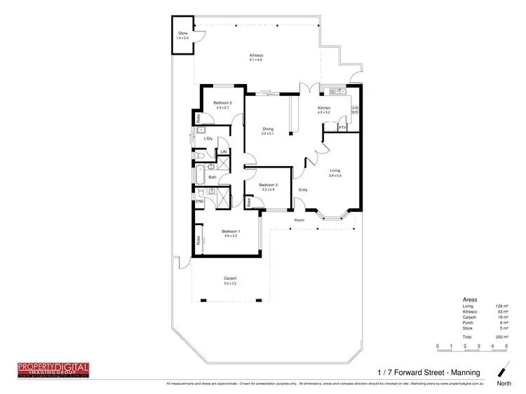 Floorplan of Homely villa listing, 7A Forward Street, Manning WA 6152