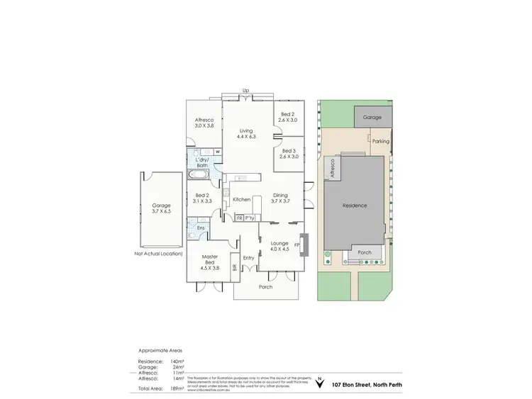Floorplan of Homely house listing, 107 Eton Street, North Perth WA 6006