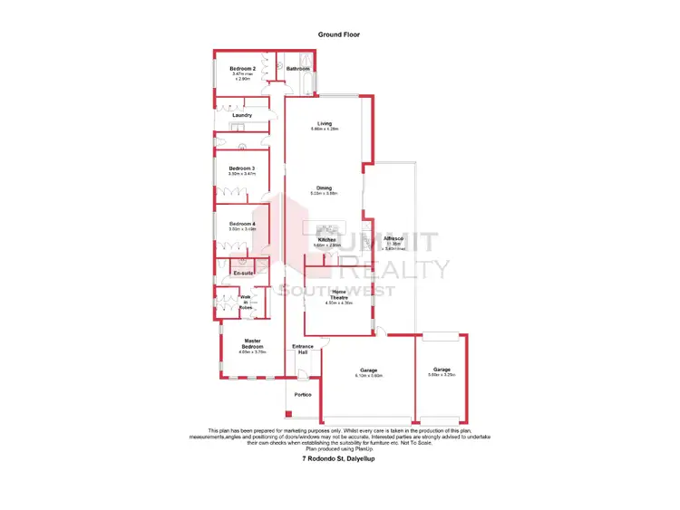 Floorplan of Homely house listing, 7 Rodondo Street, Dalyellup WA 6230