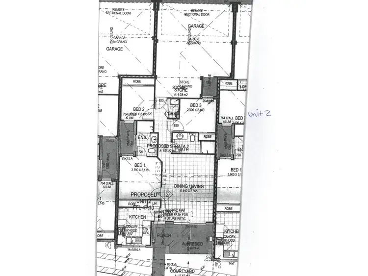 Floorplan of Homely unit listing, 2/114 Piazza Link, Alkimos WA 6038