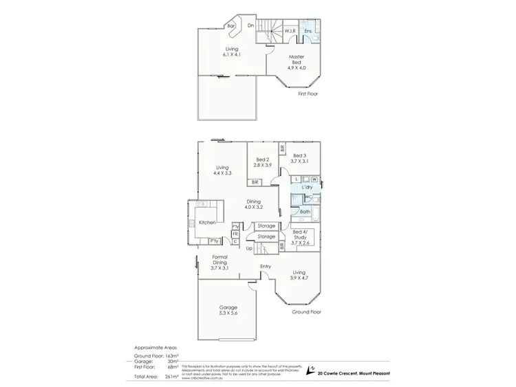 Floorplan of Homely house listing, 20 Cowrie Crescent, Mount Pleasant WA 6153