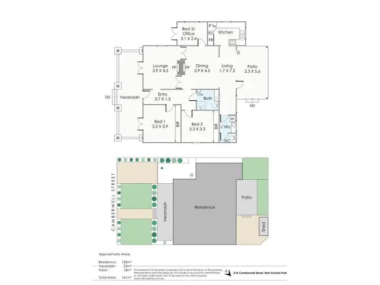 Floorplan of Homely house listing, 21A Camberwell Street, East Victoria Park WA 6101