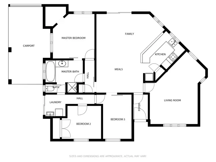 Floorplan of Homely house listing, 4 Cetus Cove, Kingsley WA 6026