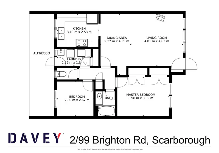 Floorplan of Homely house listing, 2/99-101 Brighton Road, Scarborough WA 6019